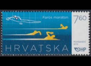 Kroatien Mi.Nr. 1103 Foros-Marathon, Langstreckenschwimmen (7,60)