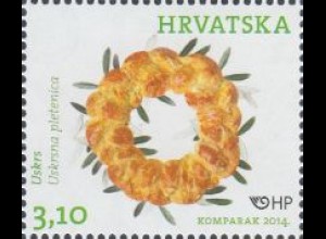 Kroatien Mi.Nr. 1117 Ostern, Hefekranz (3,10)