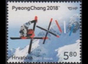 Kroatien MiNr. 1302 Olympia 2018 Pyeongchang, Freestyle-Skiing (5,80)