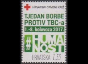 KroatienZwangszuschlagsm.MiNr. 148 Rotes Kreuz, Tuberkulosebekämpfung (1,55)