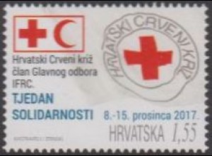 KroatienZwangszuschlagsm.MiNr. 149 Rotes Kreuz, Woche der Solidarität (1,55)