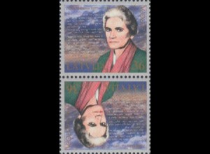Lettland Mi.Nr. 423 Europa 96, Berühmte Frauen, Zenta Maurina (Kehrdruckpaar)