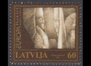 Lettland Mi.Nr. 590 Europa 03, Plakatkunst, Rigaer Türme (60)