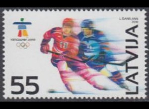 Lettland Mi.Nr. 781 Olympia 2010, Eishockey (55)