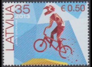 Lettland Mi.Nr. 858 BMX-Radsport (35)