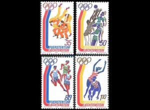 Liechtenstein Mi.Nr. 651-54 Olympische Sommerspiele 1976 Montreal (4 Werte)