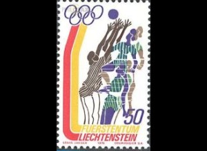 Liechtenstein Mi.Nr. 652 Olympia 1976, Volleyball (50)