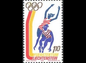 Liechtenstein Mi.Nr. 654 Olympia 1976, Weitsprung (1,10)