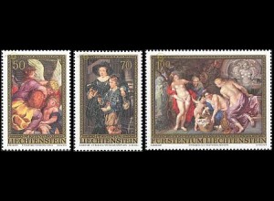 Liechtenstein Mi.Nr. 655-57 400. Geburtstag Peter Paul Rubens (3 Werte)