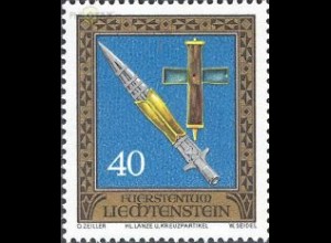Liechtenstein Mi.Nr. 673 Reichskleinodien, Hl. Lanze, Kreuzpartikel (40)