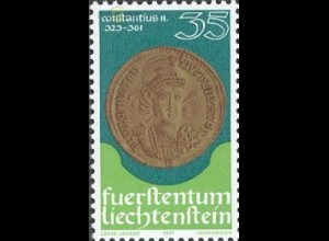 Liechtenstein Mi.Nr. 677 Münzen, Goldmünze Kaiser Constantius II. (35)