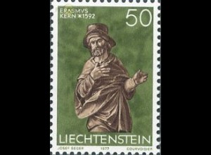 Liechtenstein Mi.Nr. 689 Weihnachten 77, Skulpturen, St. Rochus (50)