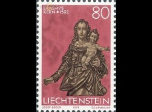 Liechtenstein Mi.Nr. 690 Weihnachten 77, Skulpturen, Madonna (80)