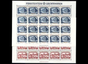 Liechtenstein Mi.Nr. Klbg.692-93 Europa 78, Baudenkmäler (mit je 20 x 692-93)