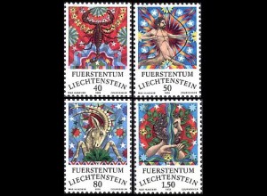 Liechtenstein Mi.Nr. 713-16 Tierkreiszeichen (III) (4 Werte)