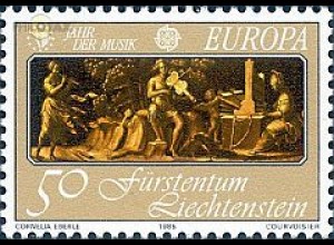 Liechtenstein Mi.Nr. 866 Europa 85, Europ. Jahr der Musik, Musikanten (50)