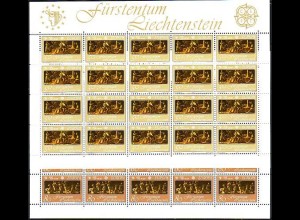 Liechtenstein Mi.Nr. Klbg.866-67 Europa 85, Jahr der Musik (mit je 20 x 866-67)