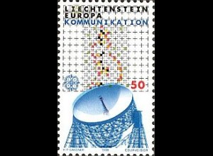 Liechtenstein Mi.Nr. 937 Europa 88, Radioteleskop (50)