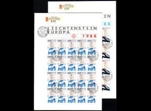 Liechtenstein Mi.Nr. Klbg.937-38 Europa 88 (mit je 20 x 937-38)