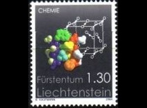 Liechtenstein Mi.Nr. 1359 Wissenschaft, Chemie, Protein Modell (1,30)