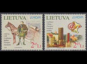 Litauen Mi.Nr. 970-71 Europa 08, Der Brief (2 Werte)