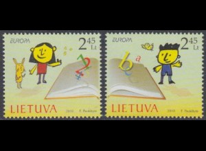 Litauen Mi.Nr. 1038-39 Europa 10, Kinderbücher (2 Werte)