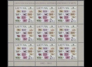 Litauen Mi.Nr. Klbg.1113 20J.unabh.Währungssystem, Talonas-Banknoten (m.9x1113)