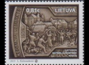 Litauen MiNr. 1307 Unabhängigkeitskrieg, Straßenschlacht (0,81)