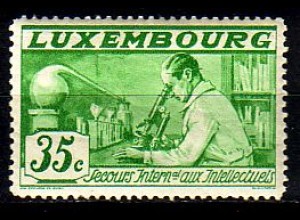 Luxemburg Mi.Nr. 270 Int. Hilfswerk für Intellektuelle, Chemiker (35+35)