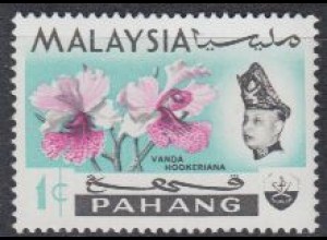 Malaienstaat Pahang Mi.Nr. 76 Freim. Orchideen (1)