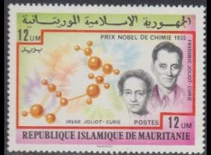 Mauretanien Mi.Nr. 563 Nobelpreis Chemie, Curie (12)