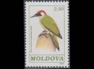 Moldawien Mi.Nr. 16 Freim. Vögel, Grünspecht (2,50)