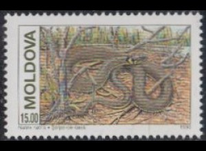 Moldawien Mi.Nr. 54 Naturschutz, Schlangen, Ringelnatter (15,00)