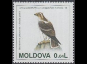 Moldawien Mi.Nr. 158 Europ.Naturschutzjahr, Zwergadler (0,04)