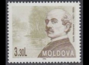 Moldawien Mi.Nr. 216 Persönlichkeiten, Vasile Alecsandri (3,30)