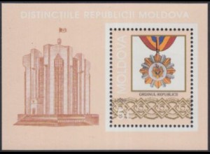 Moldawien Mi.Nr. Block 19 Orden der Republik