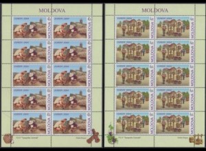 Moldawien Mi.Nr. Klbg.487-88 Europa 04, Ferien (2 Bögen)
