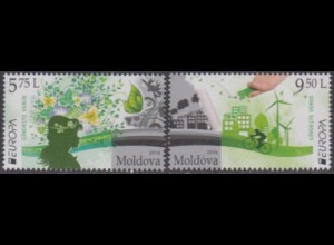 Moldawien MiNr. 948-49 Europa 16, Umweltbewusst leben (2 Werte)