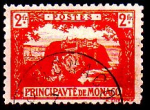 Monaco Mi.Nr. 61 Freim. Felsen von Monaco (2)