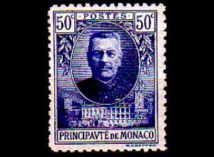 Monaco Mi.Nr. 69 Freim. Fürst Louis II + Palast (50 c)