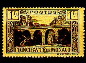 Monaco Mi.Nr. 97 Freim. Viadukt bei Kirche Ste. Dévote (1)