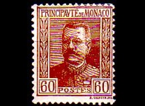 Monaco Mi.Nr. 105 Freim. Fürst Louis II (60)