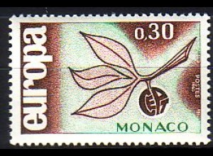Monaco Mi.Nr. 810 Europa 65, Zweig mit Frucht aus Buchstaben CEPT (0,30)