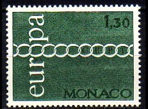 Monaco Mi.Nr. 1016 Europa 71, Kette (1,30)
