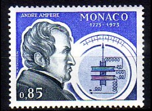 Monaco Mi.Nr. 1186 A. M. Ampère, franz. Mathematiker und Physiker (0,85)