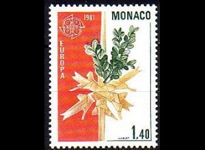 Monaco Mi.Nr. 1473 Europa 81, Folklore, geflochtenes Kreuz (1,40)