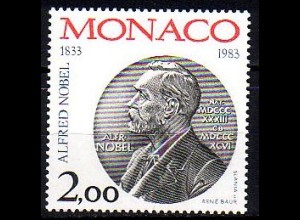 Monaco Mi.Nr. 1605 Alfred Nobel, schwedischer Chemiker (2,00)