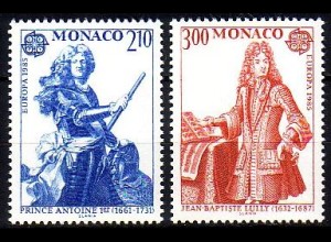 Monaco Mi.Nr. 1681-82 Europa 85, Europ. Jahr der Musik (2 Werte)
