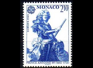 Monaco Mi.Nr. 1681 Europa 85, Europ. Jahr der Musik, Fürst Antoine I (2,10)