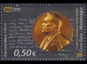 Montenegro Mi.Nr. 185 Alfred Nobel, Chemiker (0,50 Werte)
